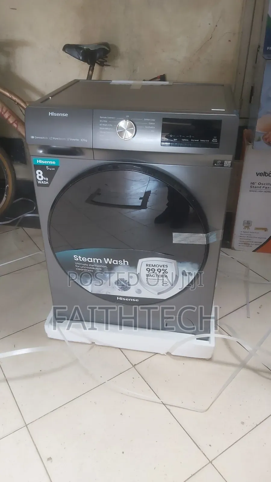 Hisense 8/5kg Front Load Wash and Dry Washing Machine