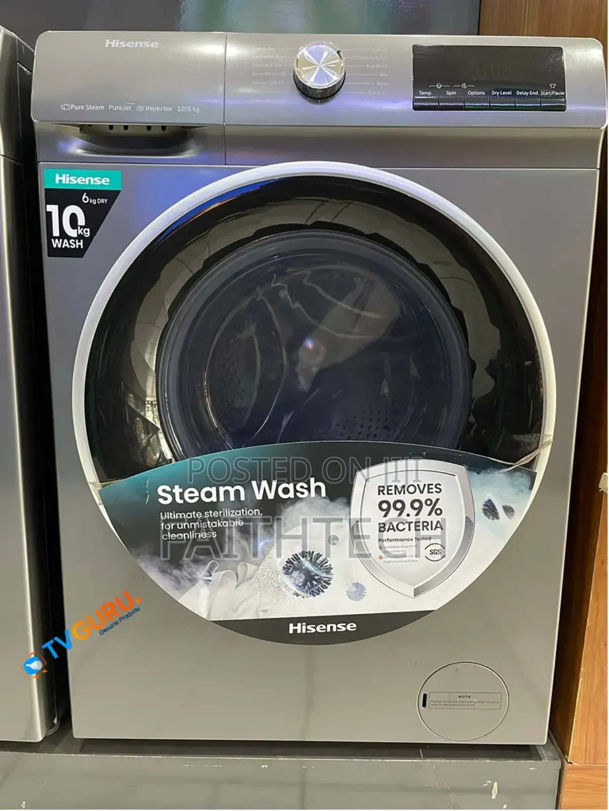 Hisense 10/6kg Front Load Wash and Dry Washing Machine