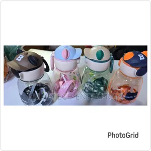 Bear Clear Water Bottles With Stickes -400ml