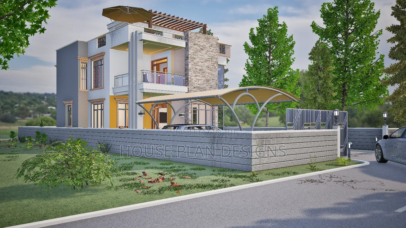 4 Bedroom House Design Plan