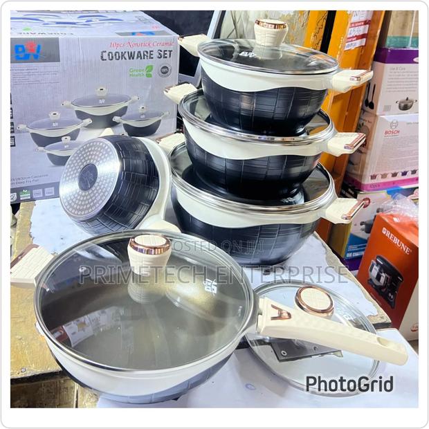 10pcs Ceramic Non Stick Cookware - main view