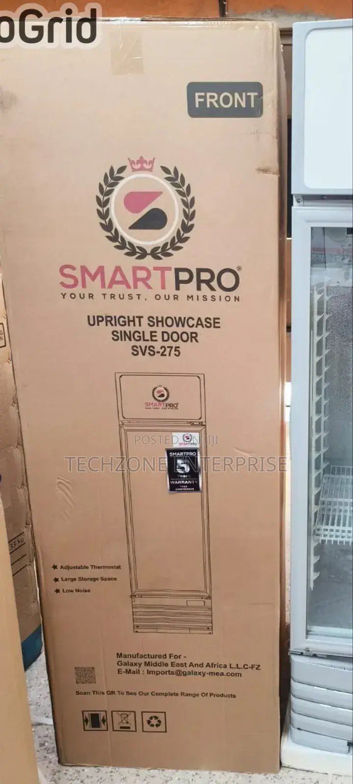 Smart Pro 209 Litres (Svs-275) Upright Showcase Display