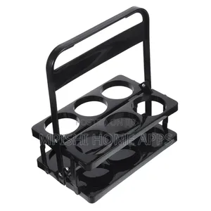Portable Foldable 6 Bottle Organizer Carrier Rack