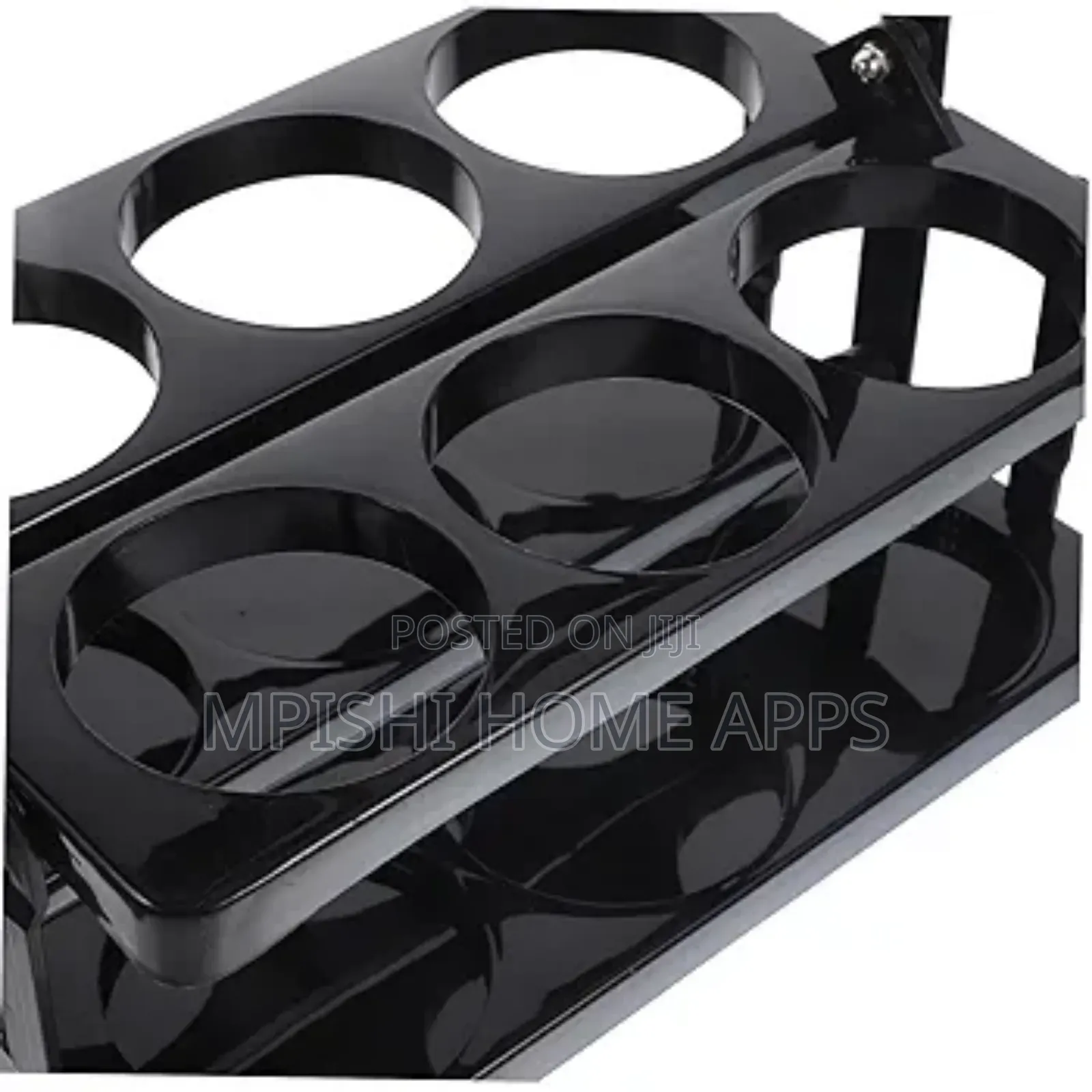 Portable Foldable 6 Bottle Organizer Carrier Rack