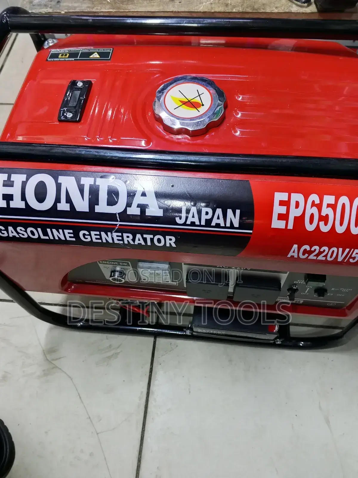 Honda Manual Generator 6.5kva