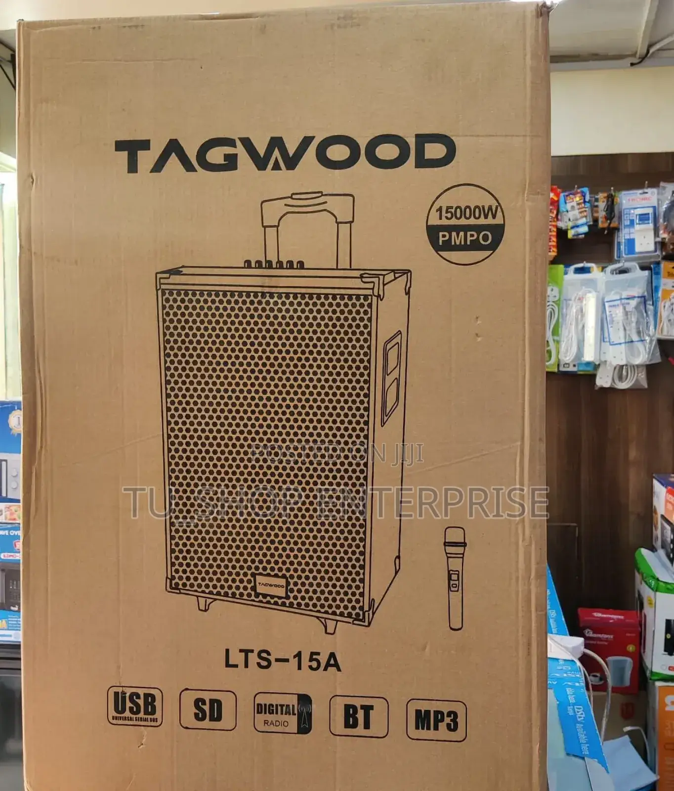 Tagwood 12" 12b Rechargeable Portable Speaker