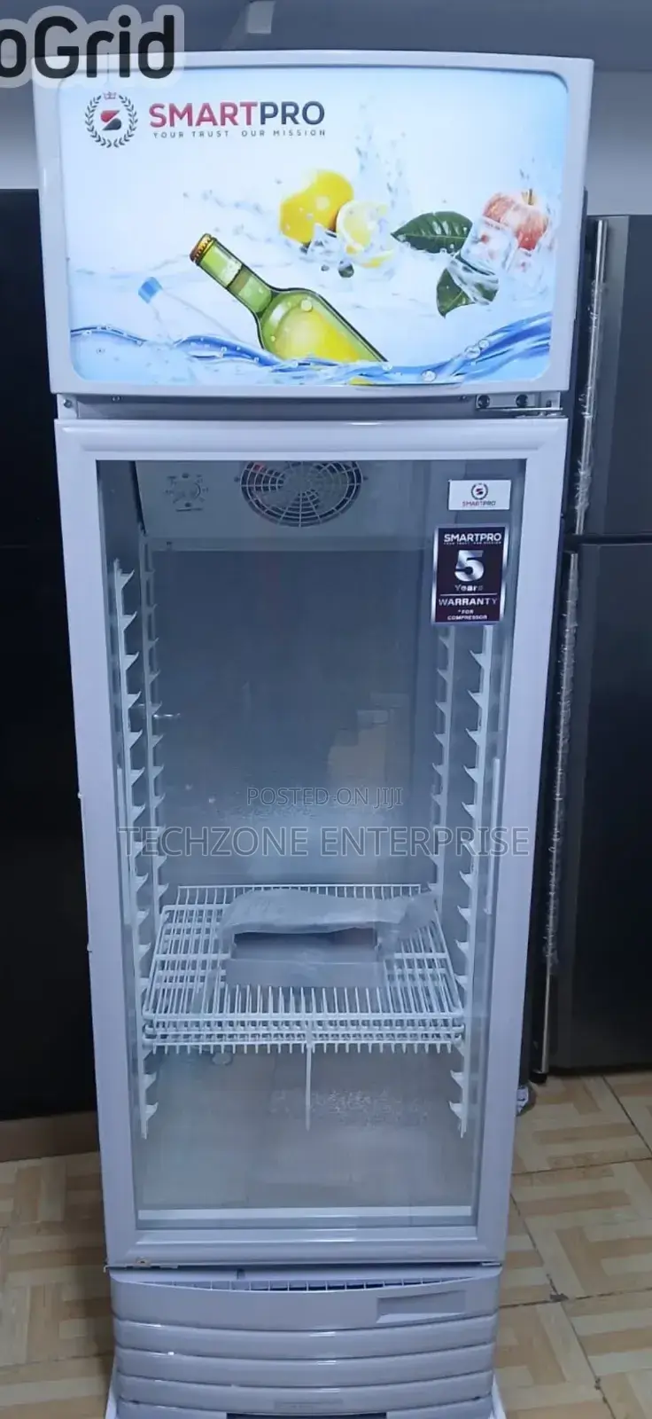 Smartpro SVS-350 280l Showcase Fridges With Led Lights 