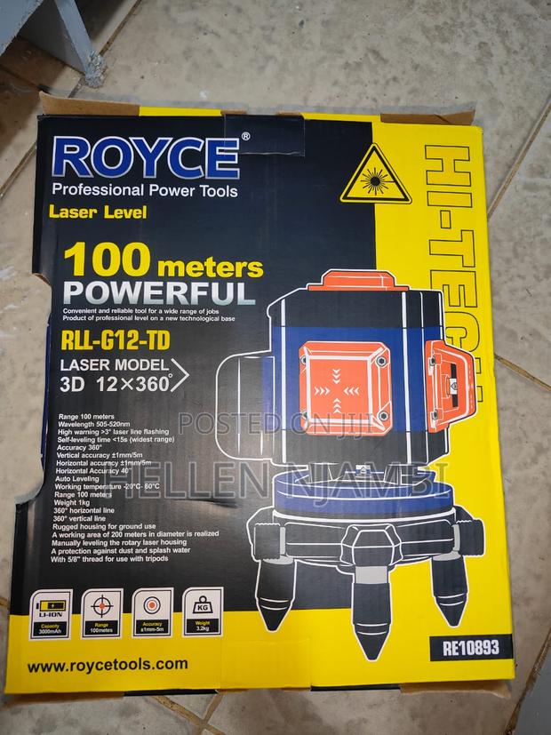 Royce 100mtrs 12lines Laser Level Without Stand - main view
