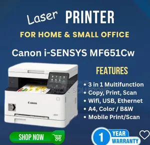 Canon Laser Mf651cw// Laser Printer Mf651cw