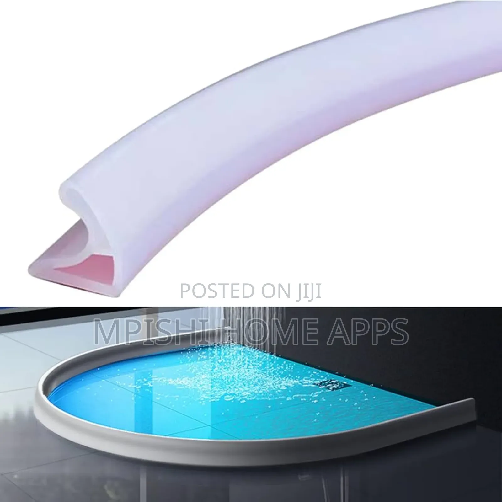 Adhesive Silicone Flexible Water Stopper 1m