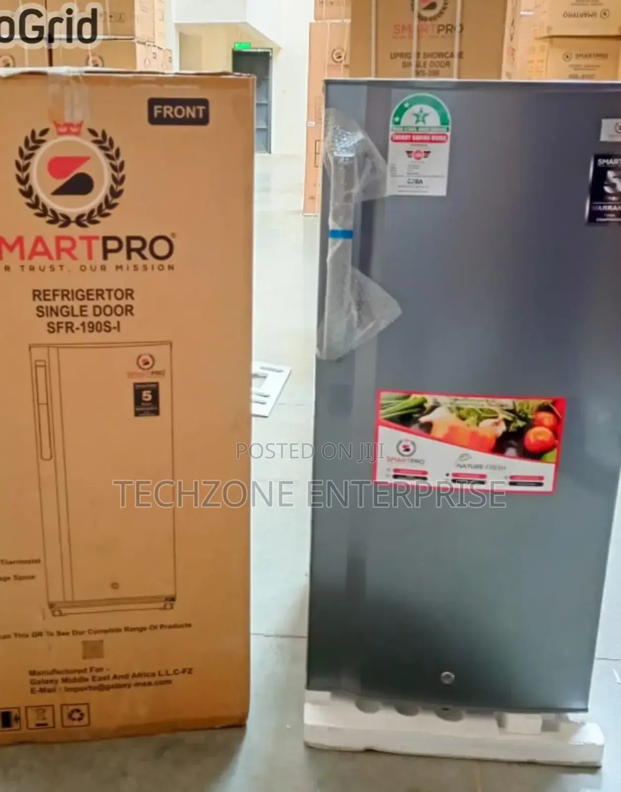 Roch RFR-190s-I 150l Single Door Fridge Led Lights
