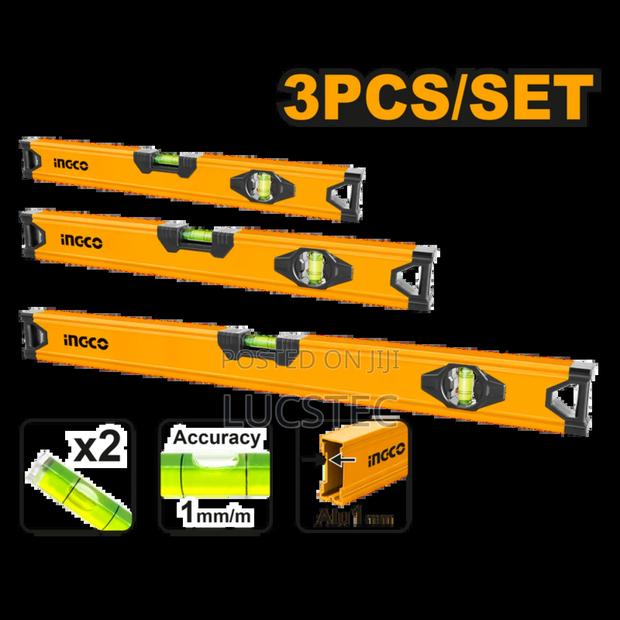 Ingco 3 Pieces Spirit Level Set.