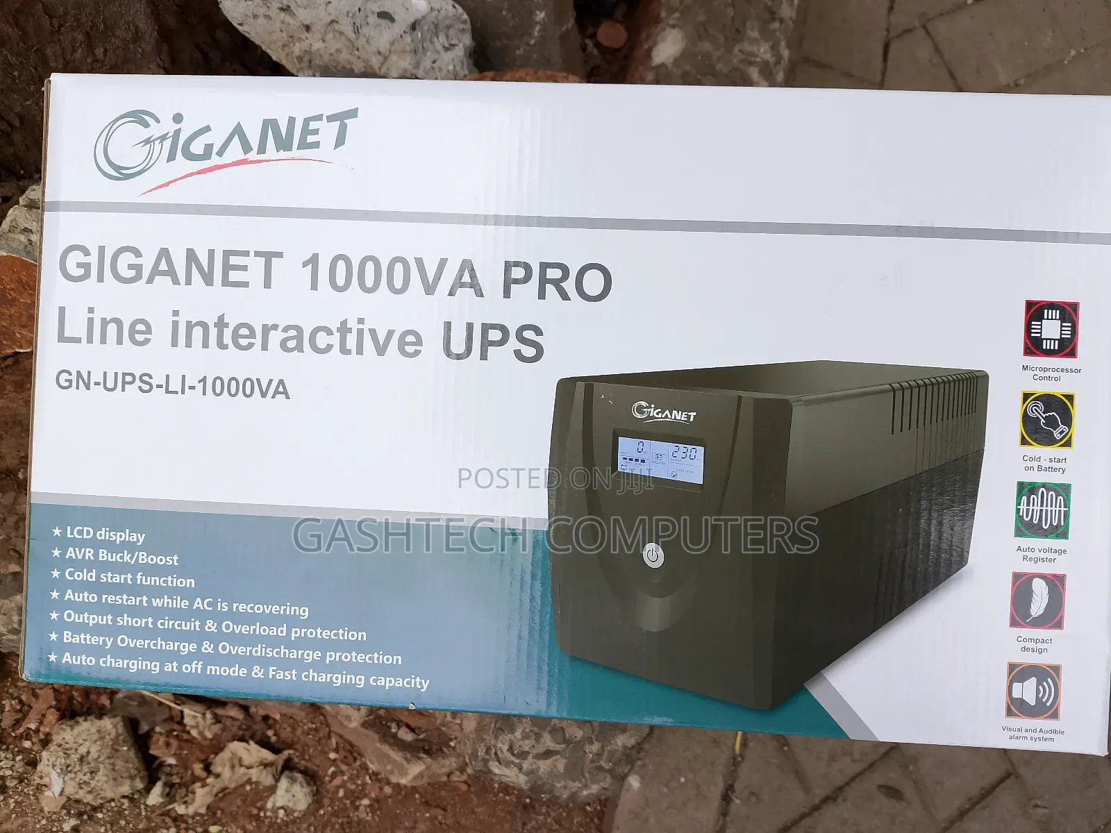 Giganet Li Series 1000va Ups Giganet Li-1000va