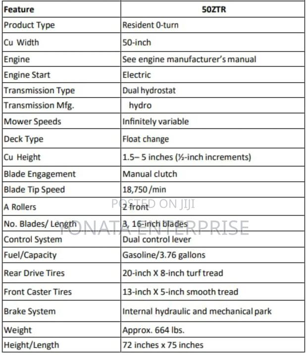 Zero Turn Ride On Lawn Mower - thumbnail 2