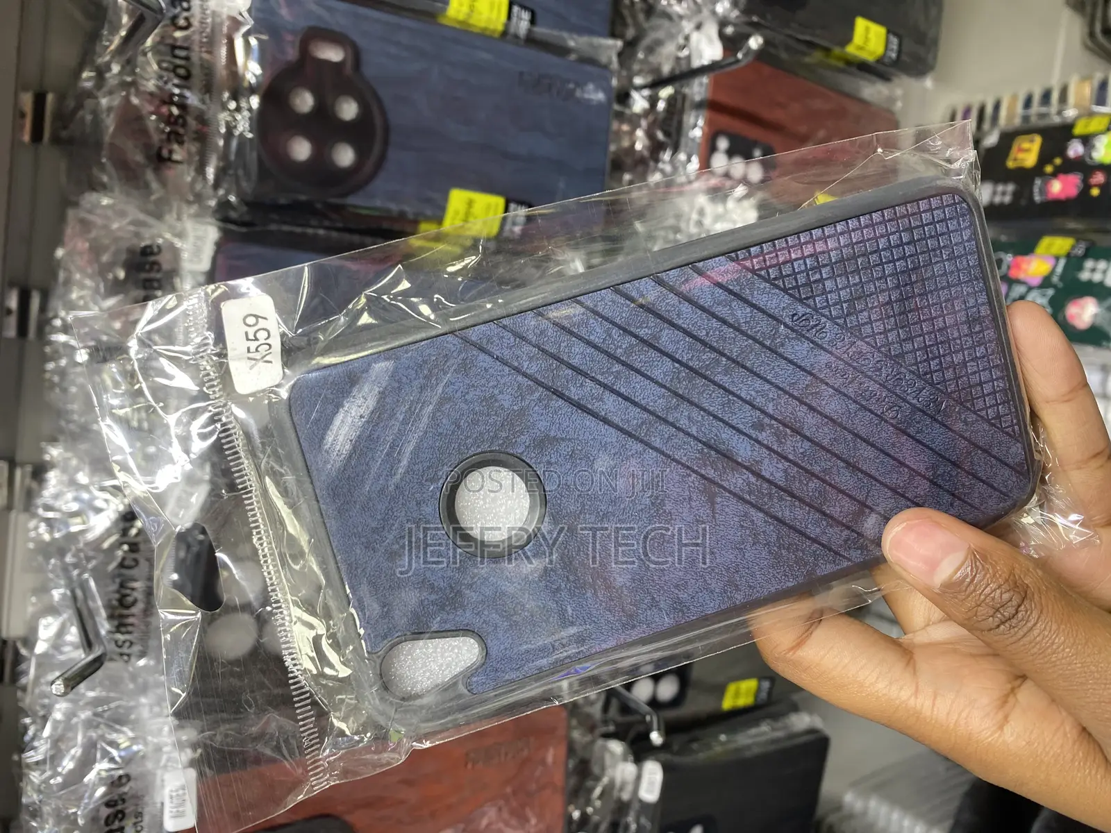 Kanbam Leather Back Cover for Infinix Hot 5 (X559