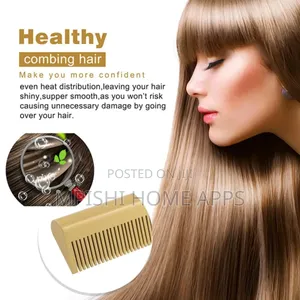 Golden Comb Electric Heat Hair Straightener
