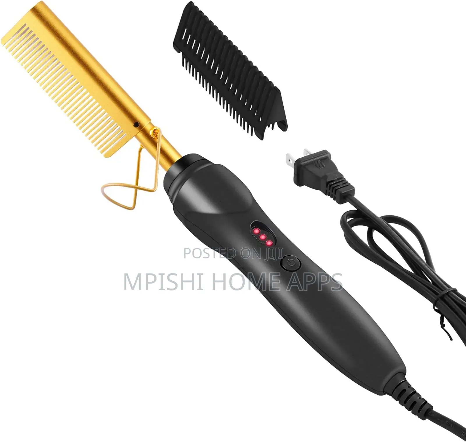 Golden Comb Electric Heat Hair Straightener