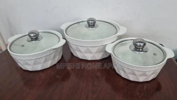 3 In1 Ceramic Serving Dish 3l, 2l 1l - thumbnail 2
