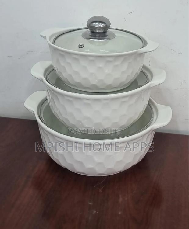 3 In1 Ceramic Serving Dish 3l, 2l 1l - thumbnail 6