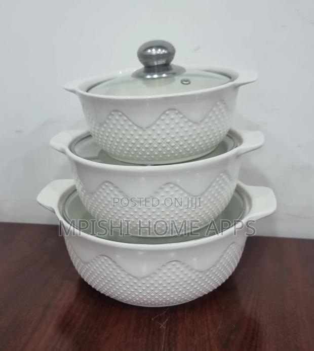 3 In1 Ceramic Serving Dish 3l, 2l 1l - thumbnail 9