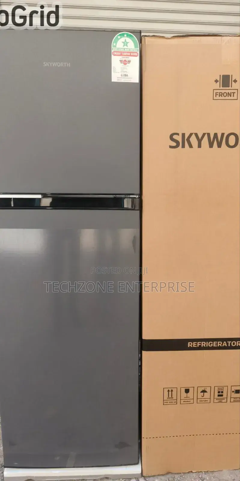 Skyworth 280l Double Door Fridge (Srd-325wta) No Frost 