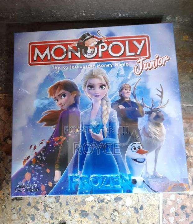 Monopoly Junior Frozen Board Game - main view