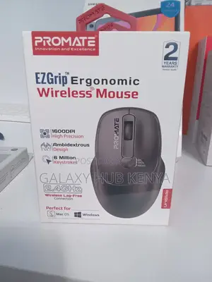 Promate Ezgrip Ergonomic Wireless Mouse
