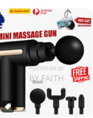 Black Handheld Massage Gun - main view