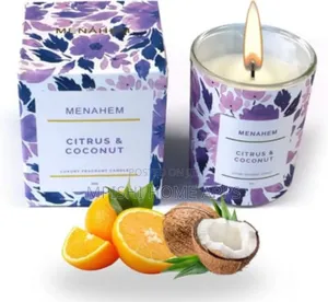Citrus and Coconut Scented Candle
