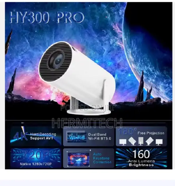 Projector Hy300pro 150 Ansi Lumens Projector Mini