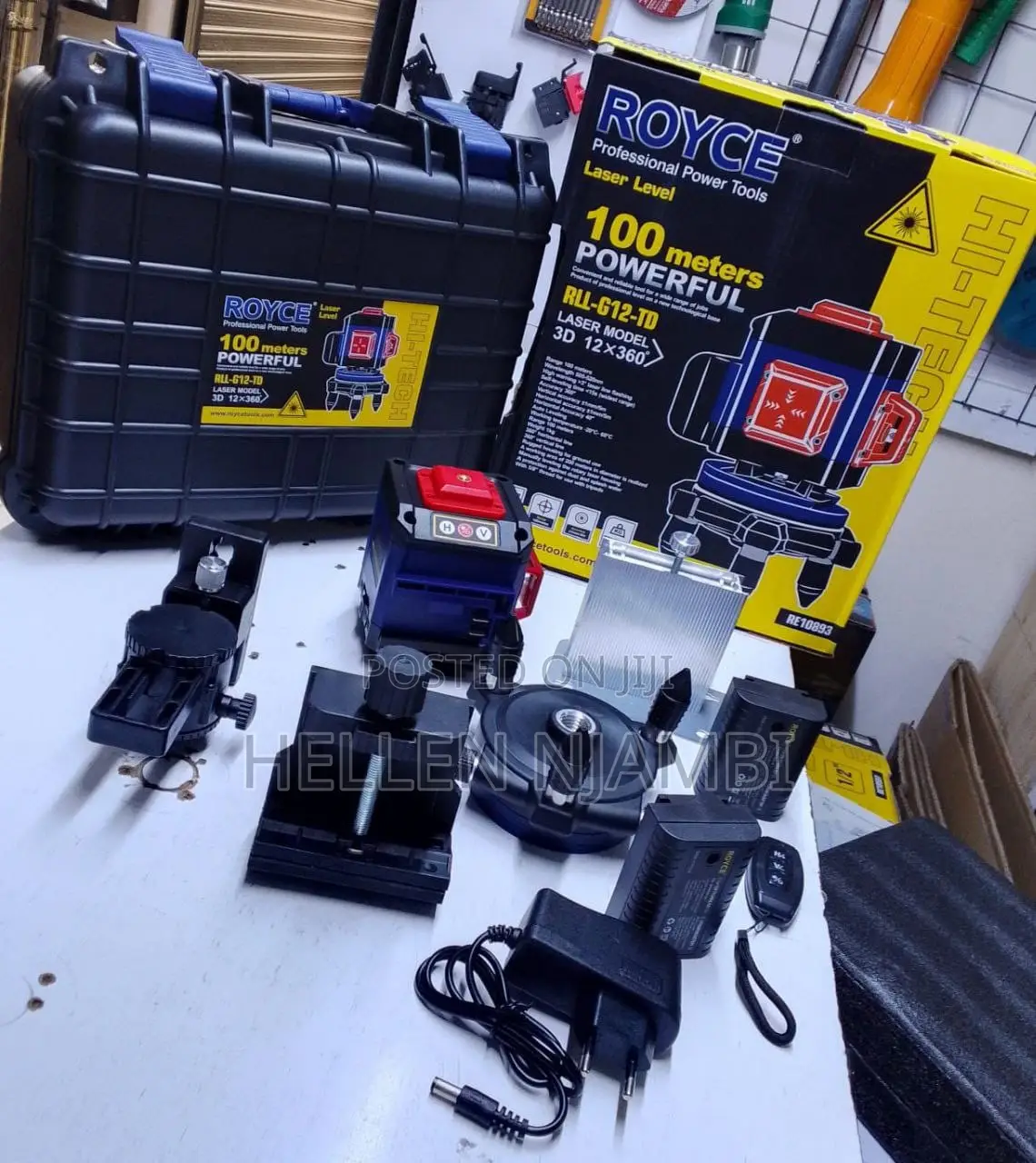 Royce Laser Level Without Stand, 12lines 100mtrs