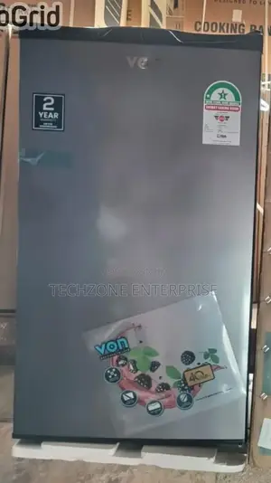 Von (Varm-11dhs) Mini Fridge 90l Silver Refrigerator 
