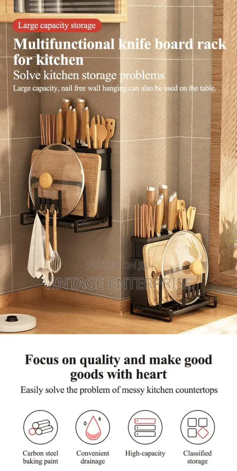 Knife Rack Wall Hanging