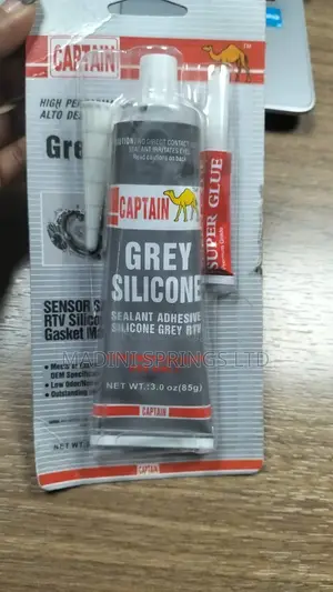 Captain Grey Silicone Sealant (Heat Resistant, Weatherproof)