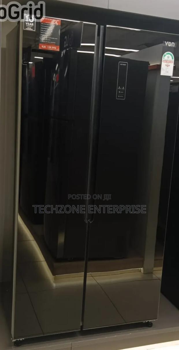 Black Von Varz-20nhk Side by Side No Frost Fridge, 429l