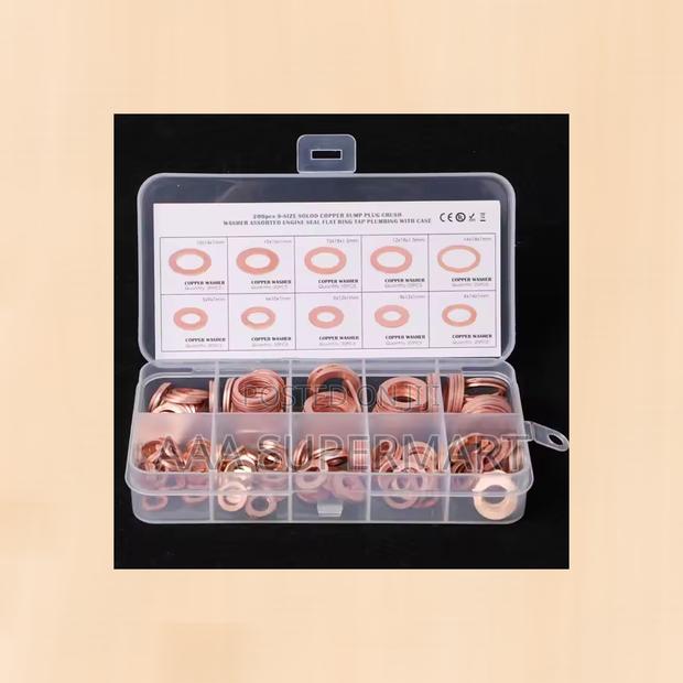 200pcs//Box Copper Washer Gasket - thumbnail 4