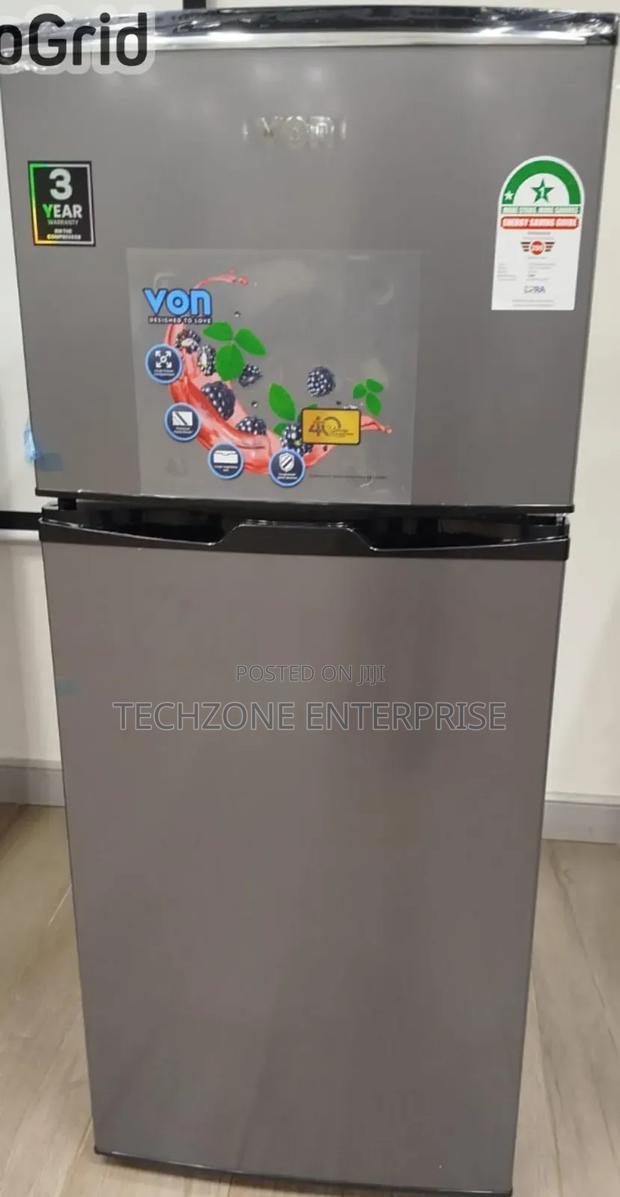 Von 175 Litres Double Door Refrigerator With Led Lights - main view