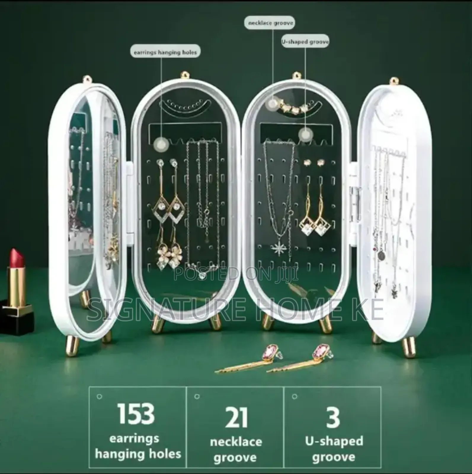 Foldable Unique Exquisite Vintage Retro Jewelry Organizer