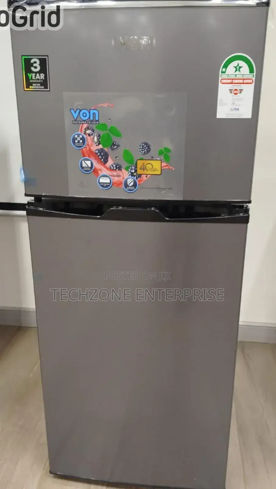 Von 175 Litres Direct Cool Double Door Refrigerator