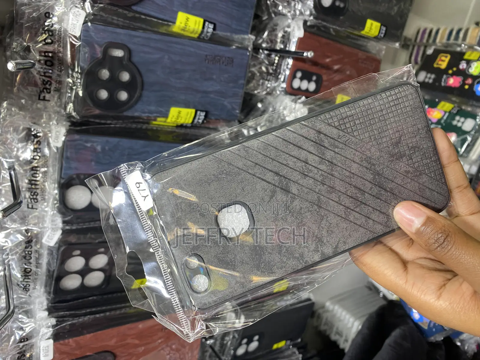Haipox ,Leather Back Case Compatible With Vivo Y79