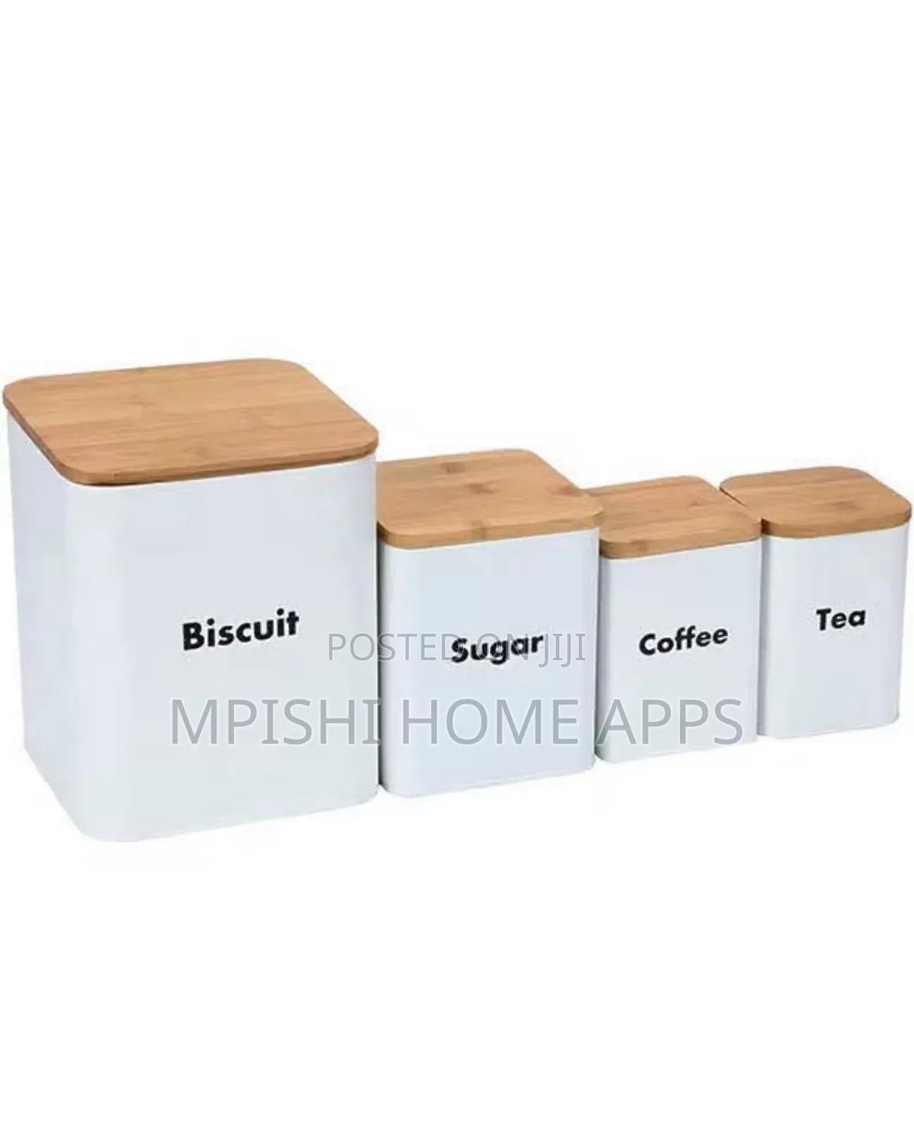 4 in 1 Galvanized Metallic Organizer Set