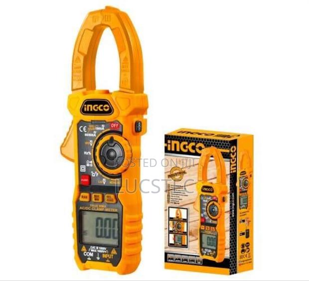 Ingco Digital Ac Clamp Meter, Model Dcm8002. - thumbnail 2