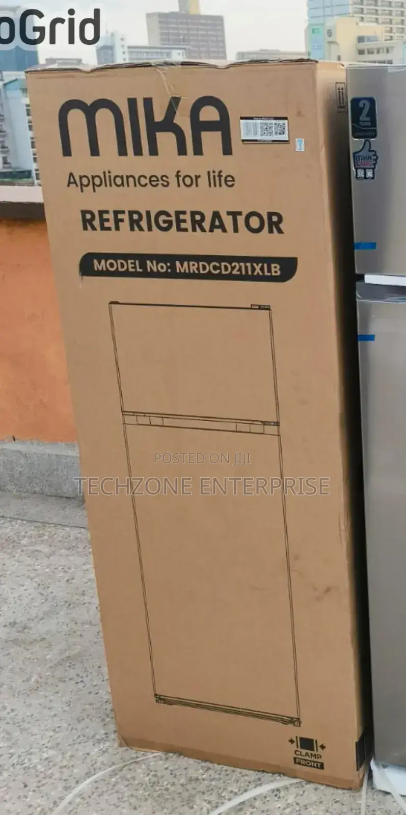 Mika Direct Cool Double Door 211l (Mrdcd105xsf) Fridge