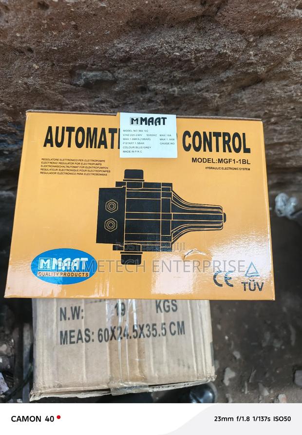 Mmaat Automatic Pressure Pump Controller - main view