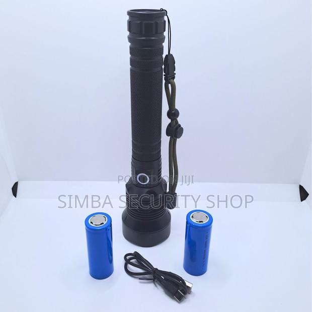 Very Bright Torch Model P70 Flash Light 2000 Lm Charging - thumbnail 3