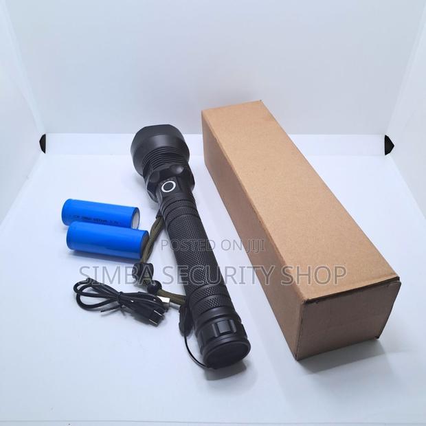 Very Bright Torch Model P70 Flash Light 2000 Lm Charging - thumbnail 4