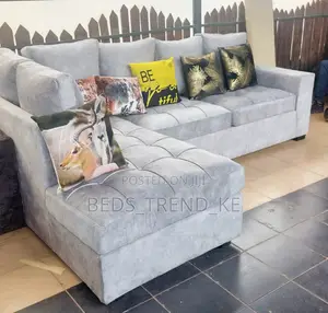 Gray 6 Seater Chester L Shaped Sofa