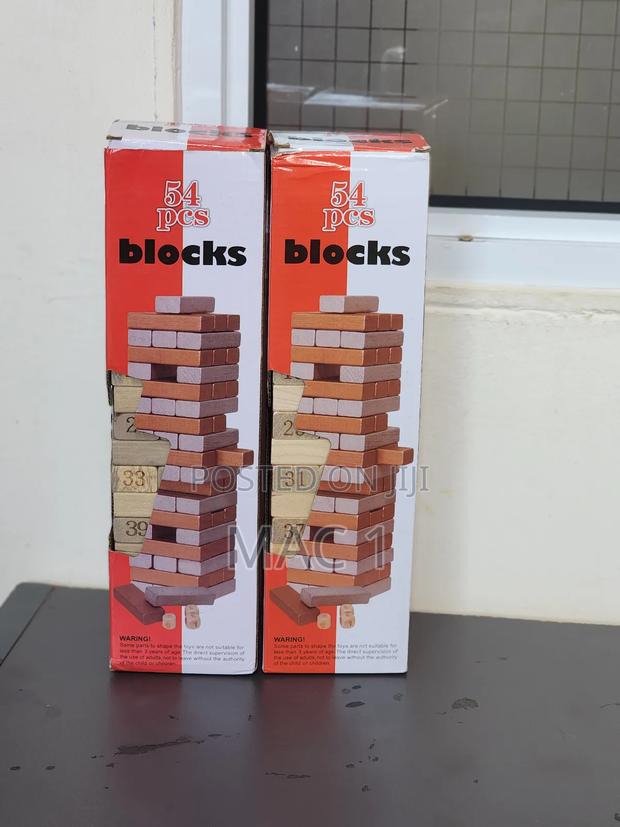 Jenga Blocks Wooden - main view