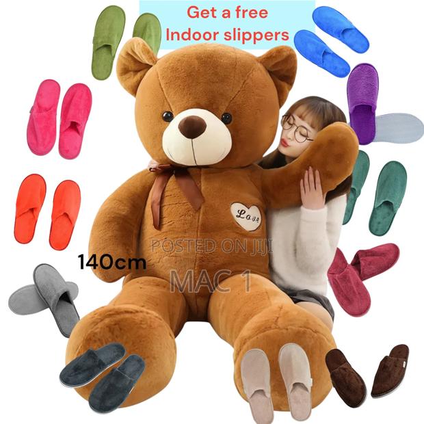 Brown 100cm Giant Teddy Bear – Soft Plush Gift - main view
