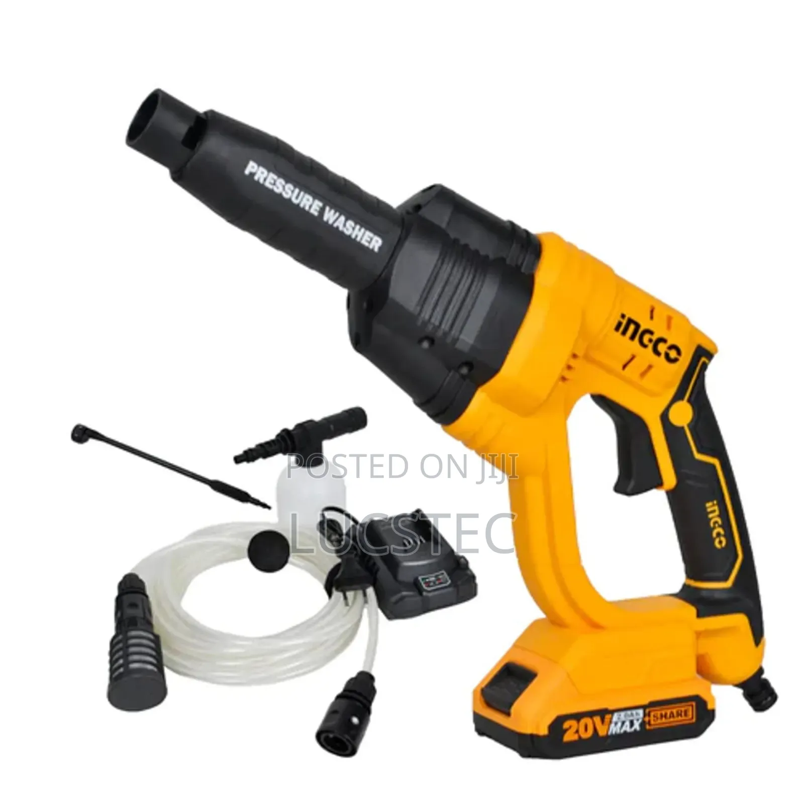 Ingco Cpwli2008 Cordless Pressure Washer.